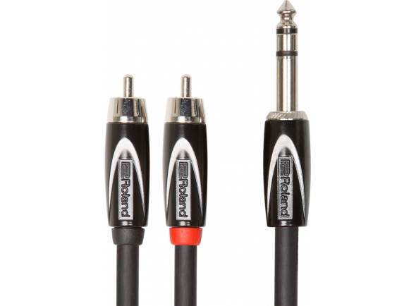 <b>Roland RCC-5-TR2R Cabo Audio RCA Duplo Jack reto stereo 1.5 metros comprimento Garantia Vitalícia</b> <b>Roland RCC-5-TR2R Cabo Audio RCA Duplo Jack reto stereo 1.5 metros comprimento Garantia Vitalícia</b>